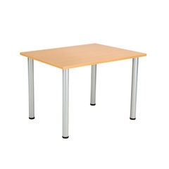 View more details about Jemini 1200x800mm Beech Rectangular Meeting Table