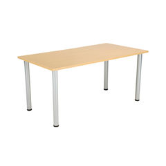 View more details about Jemini 1600x800mm Nova Oak Rectangular Meeting Table