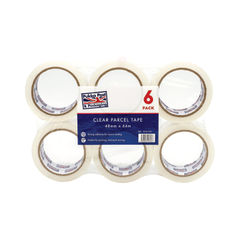 View more details about Pukka Parcel Tape 48mmx66m Clear (Pack of 6)