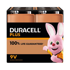 View more details about Duracell Plus 9V Battery Alkaline (Pack of 4)