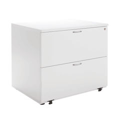 View more details about Jemini H730mm White 2 Drawer Side Filer