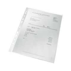 View more details about Leitz Pocket Recycled PP 100 micron A4 Clear (Pack of 25)