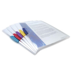 View more details about Rapesco Assorted A4 Pivot Clip Files (Pack of 5)