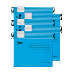 View more details about Rexel Classic Foolscap Blue Suspension File (Pack of 25)