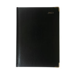 View more details about Collins Manager Diary Day Per Page Appointment Black 2023