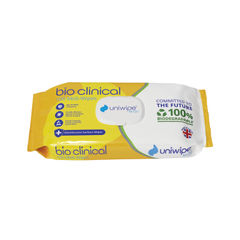 View more details about Uniwipe Bio Clinical Midi Wipes Biodegradable Wipes (Pack of 100)