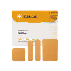 View more details about Reliance Medical Dependaplast Fabric Plasters (Pack of 100)