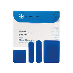 View more details about Reliance Medical Blue Assorted Dependaplast Plasters (Pack of 100)