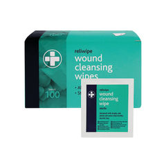 View more details about Reliance Medical Reliwipe Wound Cleansing Wipes (Pack of 100)