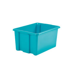 View more details about Stack and Store 14L Small Teal Storage Box