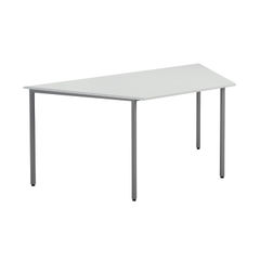 View more details about Jemini 1600x800mm White Trapezoidal Table