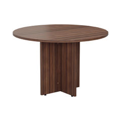 View more details about Jemini D1200 x H730mm Walnut Round Meeting Table