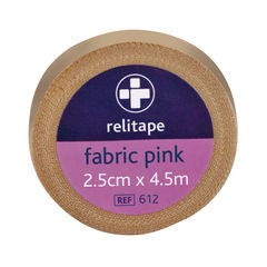 View more details about Reliance Medical Relitape Fabric Elastic Strapping Tape 2.5cmx4.5m (Pack of 12)