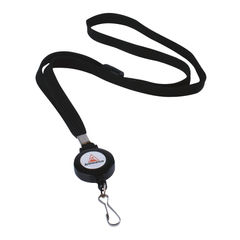 View more details about Announce Textile Lanyard with Badge Reel (Pack of 10)