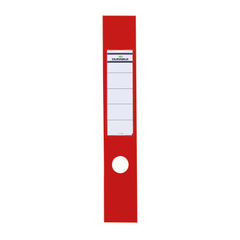 View more details about Durable Red Lever Arch Spine Labels (Pack of 10)