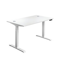 View more details about Jemini 1200x800mm White/White Sit Stand Desk