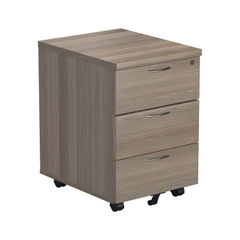 View more details about Jemini H595mm Grey Oak 3 Drawer Mobile Pedestal