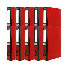 View more details about Pukka Brights Box File Foolscap Red (Pack of 10)