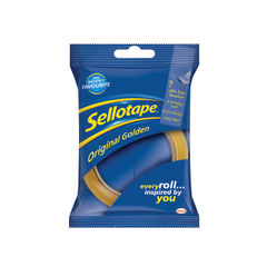 View more details about Sellotape Original Golden Tape 24mmx50m