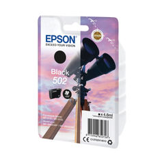 View more details about Epson 502 Black Ink Cartridge - C13T02V14010