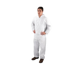 View more details about Non-Woven XL Coverall 46-50 Inch White