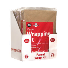 View more details about PostPak Brown Parcel Wrap Kit (Pack of 10)