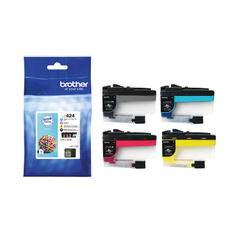 View more details about Brother LC424 Ink Cartridges Black Cyan Magenta Yellow