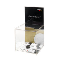 View more details about Deflecto Clear Suggestion Box/Sign Holder