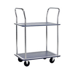 View more details about Barton Two Shelf Service Trolley 120kg Capacity