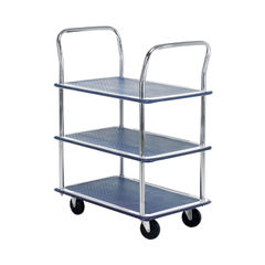 View more details about Barton Three Shelf Service Trolley 120kg Capacity