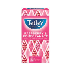 View more details about Tetley Raspberry and Pomegranate Tea Bags (Pack of 25)