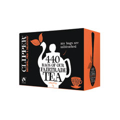 View more details about Clipper Fairtrade Tea Bags (Pack of 440)