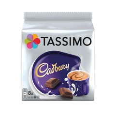View more details about Tassimo 240g Cadbury Hot Chocolate Capsules (Pack of 40)