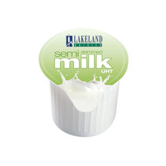 View more details about Lakeland Semi-Skimmed Milk Pots (Pack of 120)