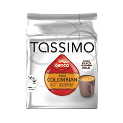 View more details about Tassimo Kenco 100% Colombian Coffee Capsules (Pack of 80)