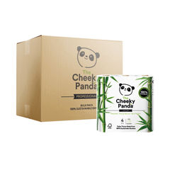 View more details about Cheeky Panda Bamboo 4 Toilet Rolls (Pack of 6)