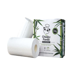 View more details about Cheeky Panda Kitchen Roll Plastic Free Bamboo (Pack of 10)