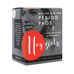 View more details about Overnight PeriodHey Girls Overnight Period Pads x8 Per Box Bamboo/Corn Fibre (24 Pack) HG003