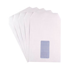 View more details about Q-Connect C5 Envelope Window Self Seal 90gsm White (Pack of 150)