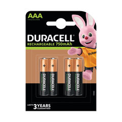 View more details about Duracell AAA Rechargeable Batteries (Pack of 4)