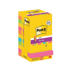 View more details about Post-it Super Sticky Z-Notes 76x76 Carnival (Pack of 8 + 4 FOC)