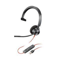 View more details about Poly Blackwire 3310 BW3310-M Headset USB-A Corded Black