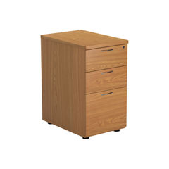 View more details about Jemini H730mm Nova Oak 3 Drawer Desk High Pedestal