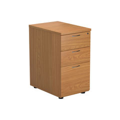 View more details about Jemini H730mm Nova Oak 3 Drawer Desk High Pedestal