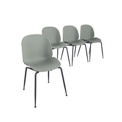 View more details about CL Aria Resin Dining Chair Light Sage (Pack of 4)