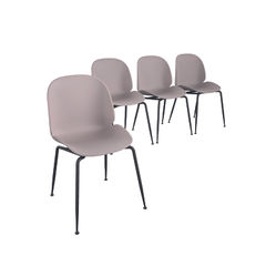 View more details about CL Aria Resin Dining Chair Light Pink (Pack of 4)