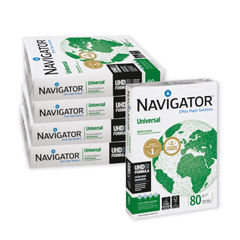 View more details about Navigator Universal A4 White 80gsm Paper (Pack of 2500)