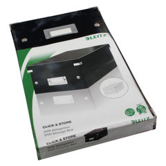 View more details about Leitz Click and Store Black DVD Storage Box