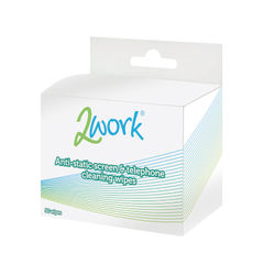 View more details about 2Work Anti-Static Screen and Telephone Wipes (Pack of 50) - DB50342
