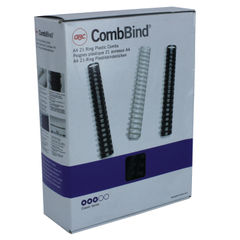 View more details about GBC A4 Black 16mm Binding Combs (Pack of 100)